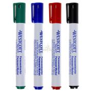 Westcott pastāvīgo marķieru komplekts – 4 krāsas E-713009_00_Permanentmarker_farbig_4Stk_20-lynxgear