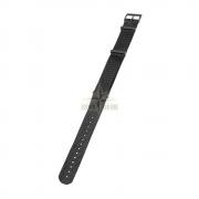 KHS Nato watch Band, Black 22 mm (KHS.EBNB.22)